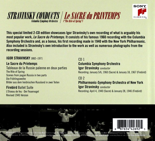 Igor Stravinsky: Stravinsky: Le Sacre Du Printemps (The Rite Of Spring) (Delux) [2CD]