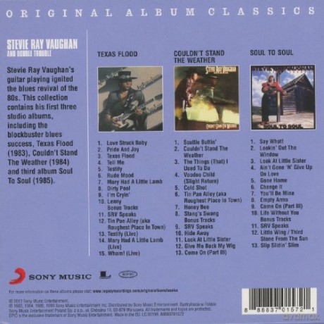 Stevie Ray Vaughan: Original Album Classics [3CD]