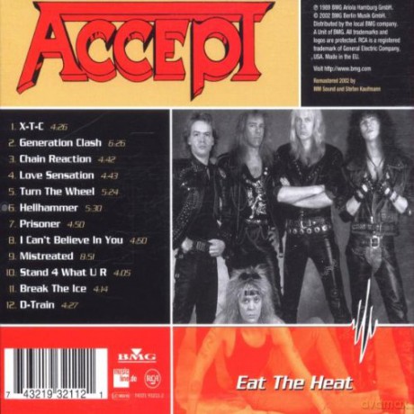 Accept: Eat the Heat (Remastered) [CD]