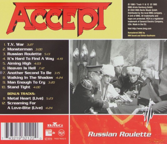 Accept: Russian Roulette (Remastered) [CD]