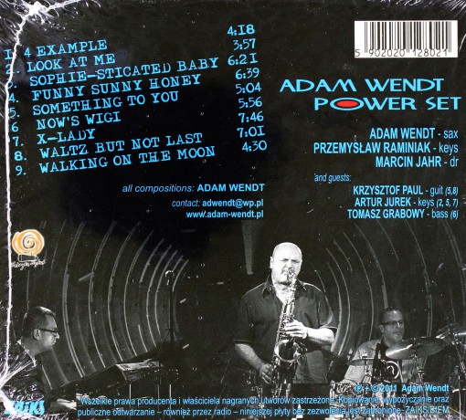 Adam Wendt Power Set: Big Beat jazz (digipack) [CD]
