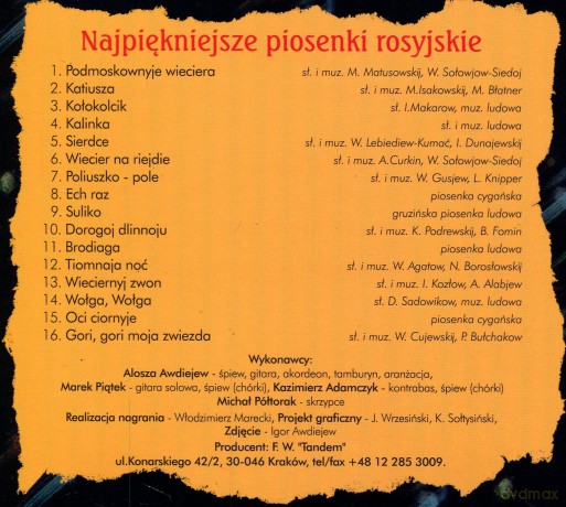 Alosza Awdiejew: Najpiękniejsze piosenki rosyjski (digipack) [CD]