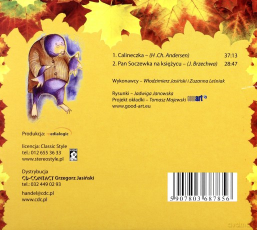 Bajka: Calineczka , Pan Soczewka na księżycu [AUDIOBOOK]