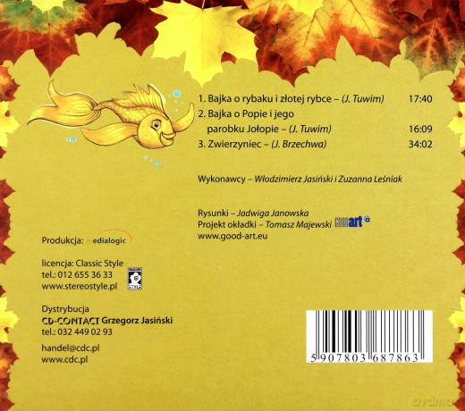 Bajka: O rybaku i złotej rybce (digipack) [AUDIOBOOK]