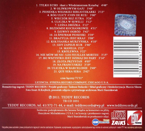 Barbara Muszyńska: Niezapomniana Barbara Muszyńska (digipack) [CD]