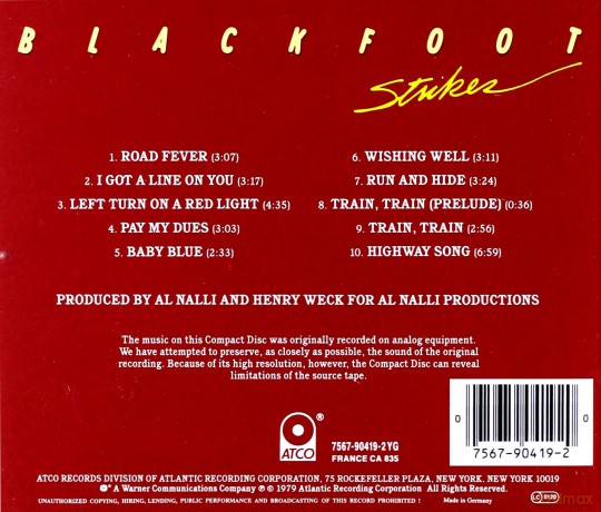 Blackfoot: Strikes [CD]