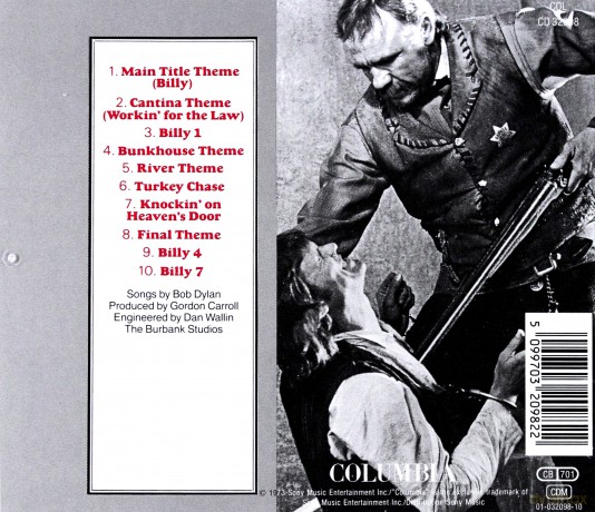 Bob Dylan: Pat Garrett and Billy the Kid [CD]