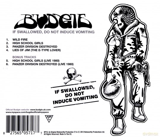 Budgie: If Swallowed do not Induce Vomiting [CD]