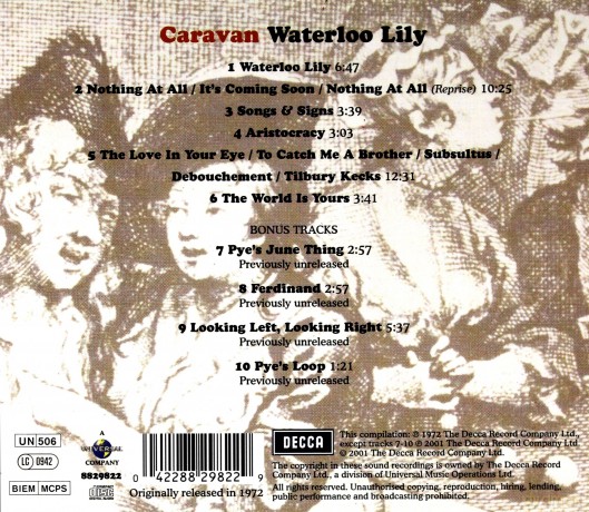 Caravan: Waterloo Lily [CD]