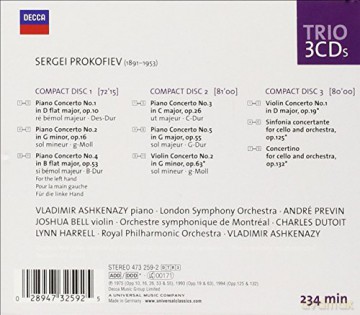 Joshua Bell: Prokofiev Violin Ctos [3CD]