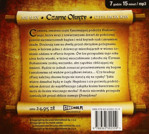 Czarne Okrety cz.4: Joe Alex [AUDIOBOOK] [CD]