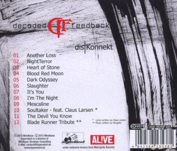 Decoded Feedback: DisKonnekt [CD]