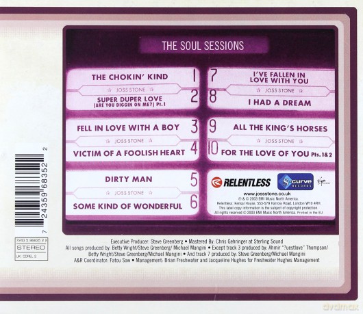 Joss Stone: The Soul Sessions [CD]