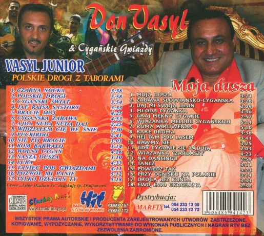 Don Vasyl &Vasyl Junior: Moja dusza/Polskie drogi (digipack) [2CD]