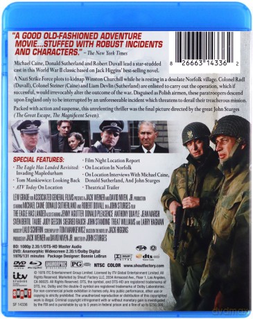 The Eagle Has Landed (Orzeł wylądował) [Blu-Ray]+[DVD]