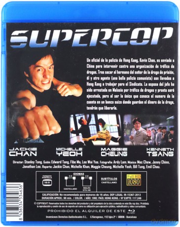 Police Story 3: Supercop (Policyjna opowieść 3: Superglina) [Blu-Ray]