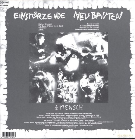 Einsturzende Neubauten: 1/2 Mensch [WINYL]
