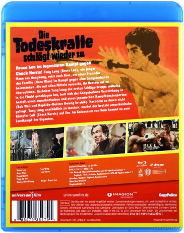 The Way of the Dragon (Droga smoka) [Blu-Ray]