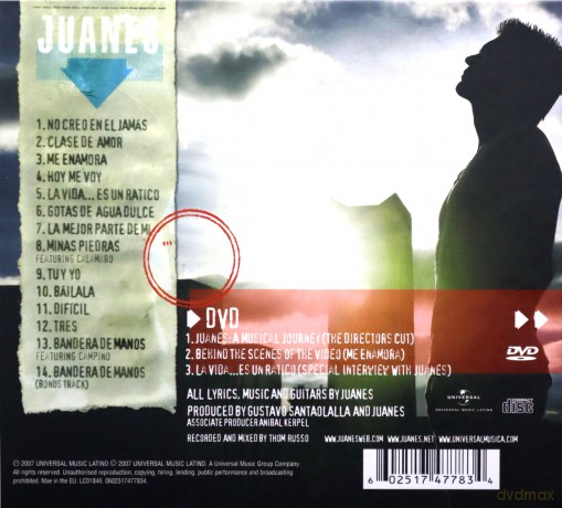 Juanes: La Vida Es Un Ratico Deluxe Ltd [CD]+[DVD]