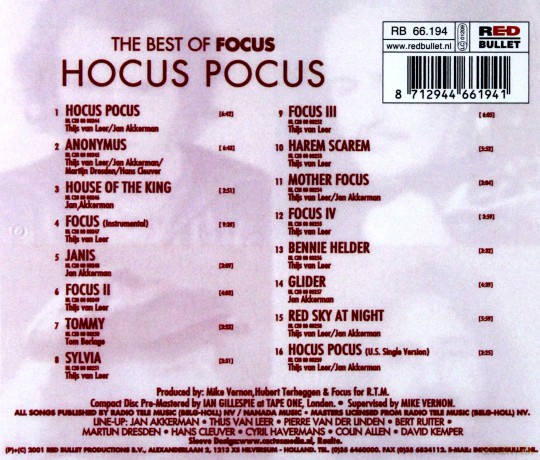 Focus: Hocus Pocus,Best of [CD]