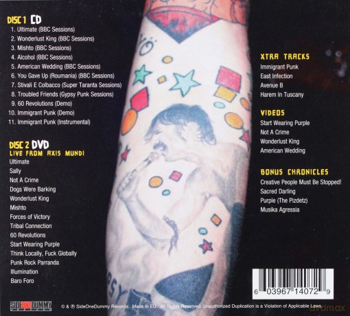 Gogol Bordello: Live From Axis Mundi (digipack) [CD]+[DVD]