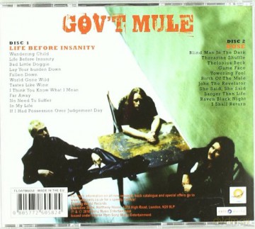 Gov`t Mule: Life Before Insanity/Dose [2CD]