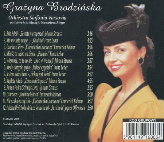 Grażyna Brodzińska: Jestem zakochana [CD]
