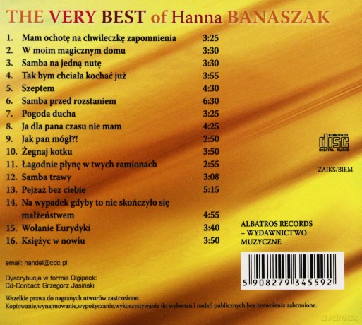 Hanna Banaszak: Best of (digipack) [CD]