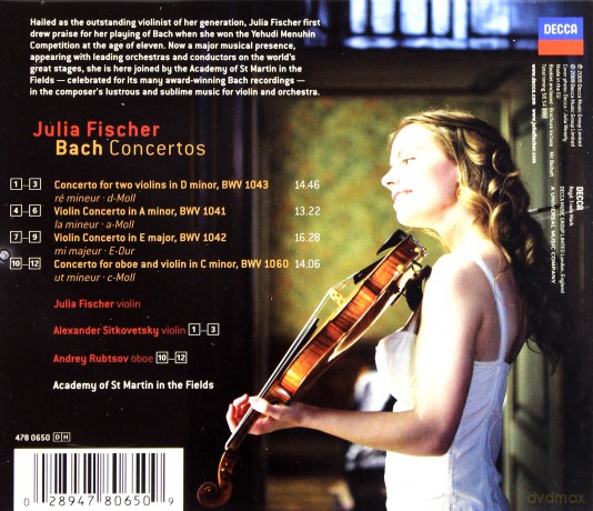 Julia Fischer: Bach: Concertos [CD]