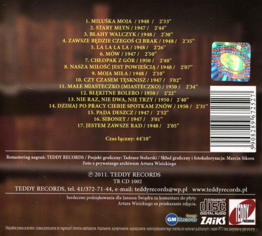 Henryk hr.Rostworowski: Nagrania z lat 40-tych i (digipack) [CD]