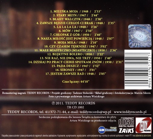 Henryk hr.Rostworowski: Nagrania z lat 40-tych i (digipack) [CD]