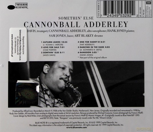Julian 'Cannonball' Adderley: 60th Something Else [CD]