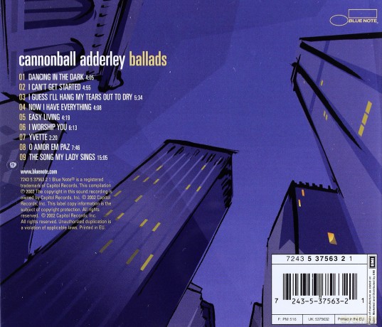 Julian 'Cannonball' Adderley: Ballads [CD]