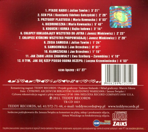 Irena Kwiatkowska: Bajeczki i opowiadania (digipack) [CD]