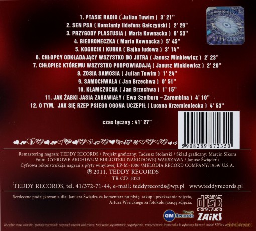 Irena Kwiatkowska: Bajeczki i opowiadania (digipack) [CD]