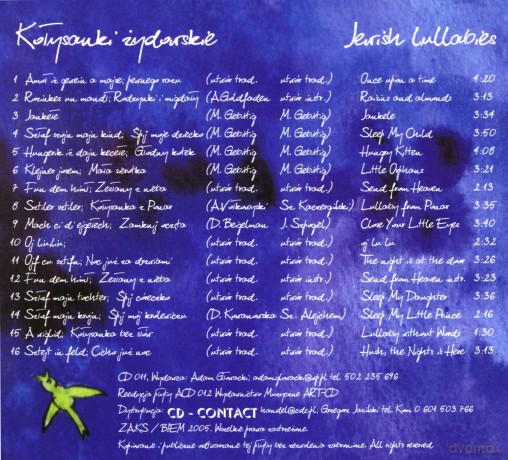 Irena Urbańska i Klezmerzy: Kołysanki żydowskie (digipack) [CD]