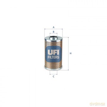 UFI 25.684.00 Filtr hydrauliczny, automatyczna skrzynia biegów, Filtr hydrauliczny, układ kierowniczy, Filtr oleju