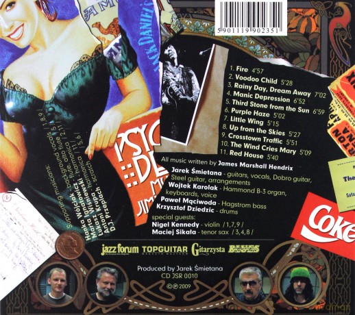 Jarosław Śmietana: Psychedelic (digipack) [CD]