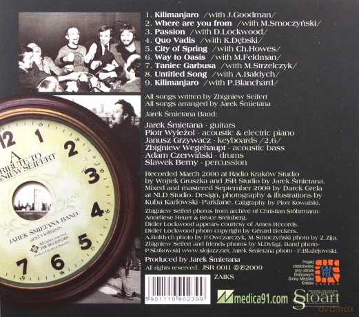 Jarosław Śmietana: Tribute to Zbigniew Seifert [CD]
