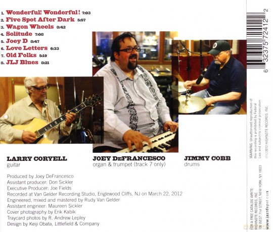Joey Defrancesco: Wonderful! Wonderful! [CD]