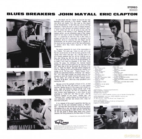 John Mayall: Bluesbreakers with E.Clapton (180 gramm) [WINYL]