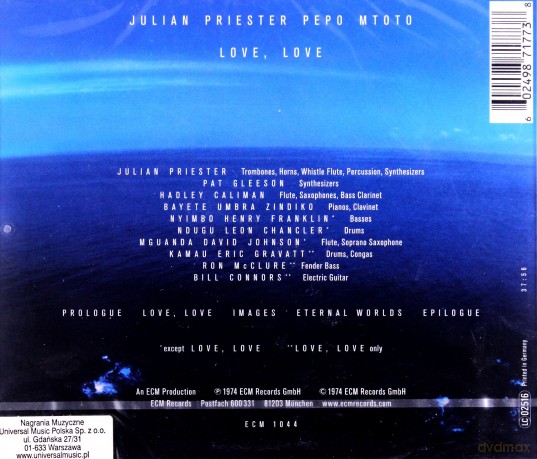 Julian Priester: Love Love [CD]