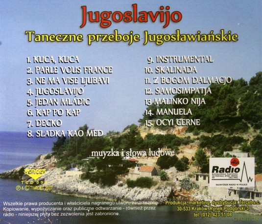 Jugoslavijo: Taneczne przeboje jugosławiańskie [CD]