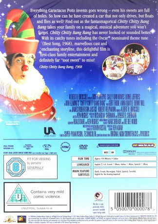 Chitty Chitty Bang Bang (Nasz cudowny samochodzik) [DVD]