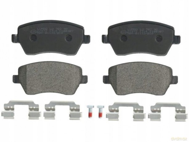 Zestaw klocków hamulcowych, hamulce tarczowe Breck 23973 00 702 00 Mercedes Renault Nissan Dacia