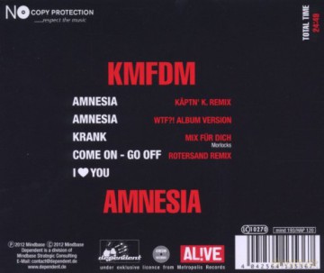 KMFDM: Amnesia [CD]