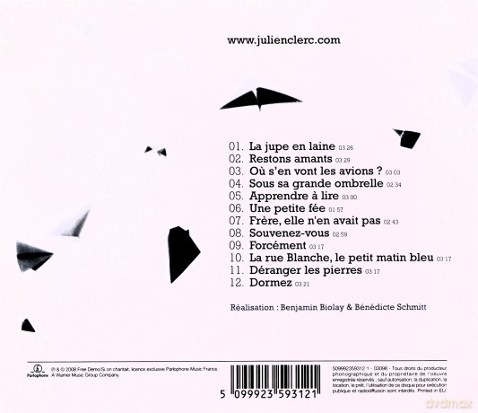 Julien Clerc: Ou S'en Vont Les Avions [CD]