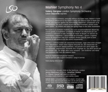 Lara Claycomb: Mahler Symphony no.4 [SACD]