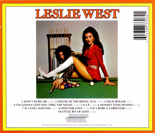 Leslie West: Great Fatsby [CD]