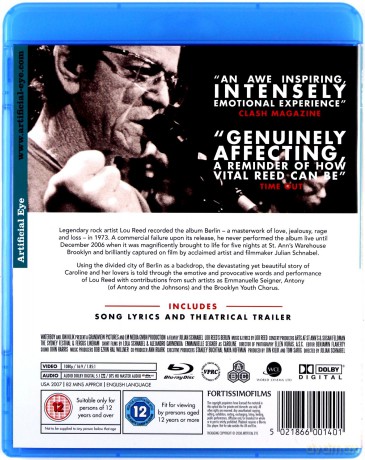 Lou Reed's: Berlin [Blu-Ray]